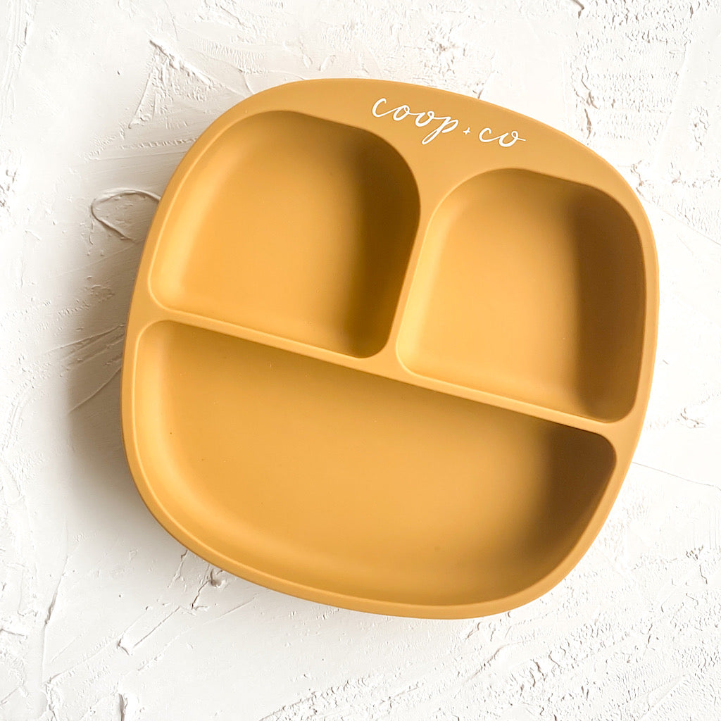 Honey Silicone Suction Plate