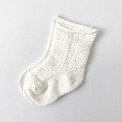 Ribbed Cotton Baby Socks