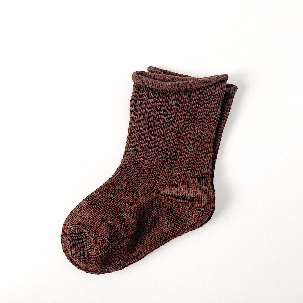 Ribbed Cotton Baby Socks